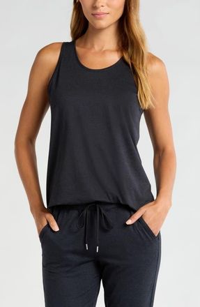 Zella Liana Restore Soft Lite Tank in Black at Nordstrom, Size Xx-Large