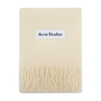 Acne Studios Wool Scarf - White