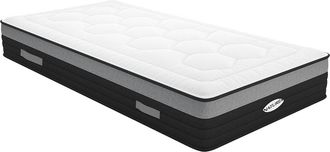 Vente-Unique Colch&oacute;n 90x200 cm h&iacute;brido de muelles ensacados y memoria de forma AMARANTE de NATUREA