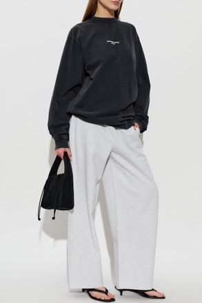 Alexander Wang T-shirt With Logo, Womens, Black