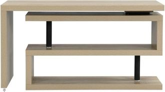 VENTE-UNIQUE.COM Escritorio tradicional efecto madera color natural claro