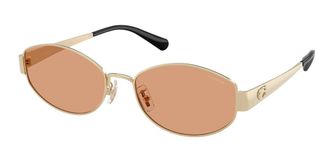 Coach HC7192D CDP44 Asian Fit 900584 Womens Sunglasses Gold Size 57