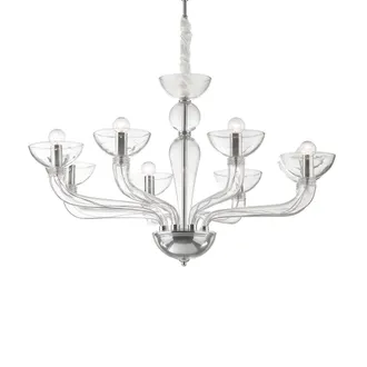 Ideal Lux Lampada A Sospensione Casanova Sp8 Trasparente