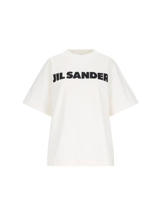 Jil Sander Logo T-Shirt - White