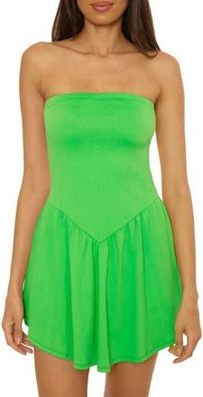 BECCA by Rebecca Virtue Palma Strapless Cover-Up Minidress in Meadow at Nordstrom Rack, Size Medium