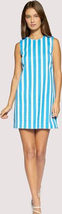 Lost + Wander Crete Reverie Mini Dress In Summer Blue Stripe