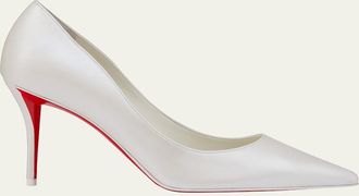 Christian Louboutin 80mm Miss Z Nappa Leather Red Sole Pointed-Toe Pumps