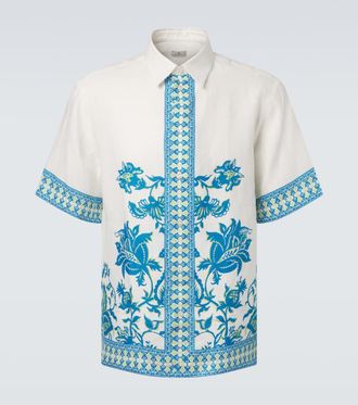 Etro Floral linen shirt