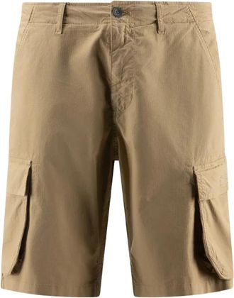 Murphy & Nye Short Shorts - Heren - Korte Broeken - Beige - W30 - Katoen - Korte Broeken