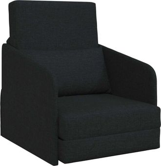 vidaXL Folding Sofa Bed Black 65 x 80 x 83 cm Fabric vidaXL