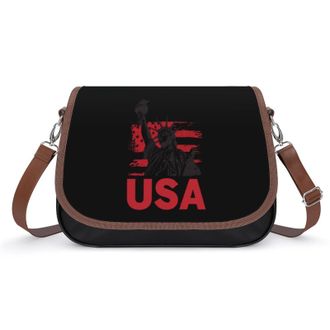 Generic USA U.S. Flag Fashion Womens Crossbody Bags Novelty Handbag Shoulder Bag Purse