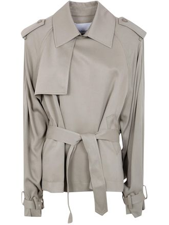 Frankie Shop Elva Fluid Short Trench