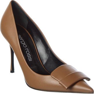 Sergio Rossi 90 Leather Pump