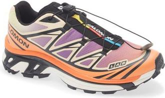 Salomon Gender Inclusive XT-6 Sneaker in Black/Almond Cream at Nordstrom, Size 11.5 Womens