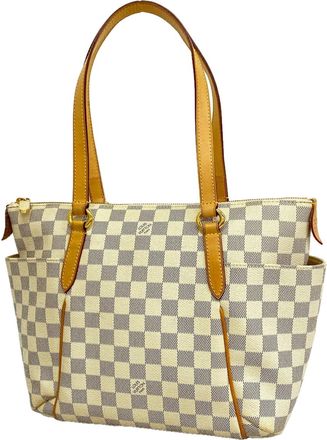 Louis Vuitton White Tote Bag (Pre-Owned)