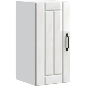 vidaXL Pensile da Cucina Lucca Bianco Lucido in Legno Multistrato - Vidaxl