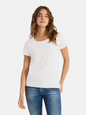 Lieblingsst&uuml;ck T-Shirt LIEBLINGSST&Uuml;CK CiaEp, Damen, Gr. 4XL, sanftes wei&szlig;, Jersey, Obermaterial: 100% Baumwolle, unifarben, regular fit taillenbedeckt, Rundhals, Shi