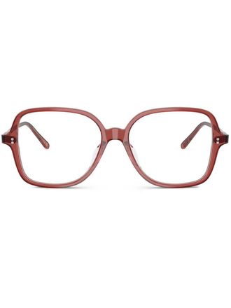 Oliver Peoples Cordina glasses - women - Acetate - 55 - Red