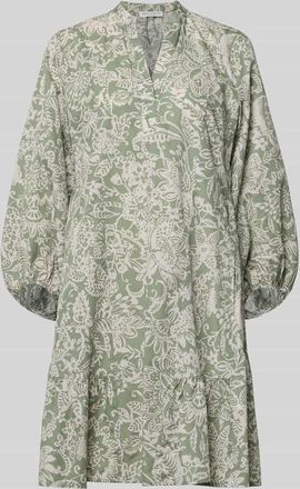 Marc O'Polo Loose Fit Sommerkleid aus Baumwoll-Lyocell-Mix in Hellgruen, Gr&ouml;&szlig;e 38