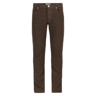 Jacob Cohen Heren, Broeken, Bruin, Maat: W34 Katoen