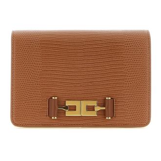 Elisabetta Franchi Dames, Tassen, Bruin, Maat: ONE Size Zijde
