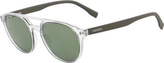 Lacoste Ronde Zonnebril - unisex - Zonnebrillen - Grijs - 52 MM - Accessoires