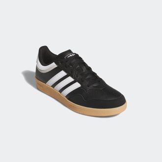 adidas Sneaker ADIDAS SPORTSWEAR HOOPS 4.0, Damen, Gr. 42,5, schwarz-weiss (core schwarz, cloud wei&szlig;, grau two), Synthetik, Schuhe Sneaker