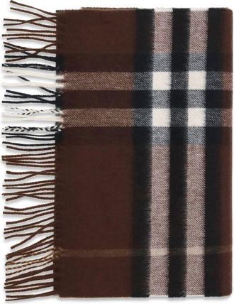 Burberry Geruite Cashmere Sjaal