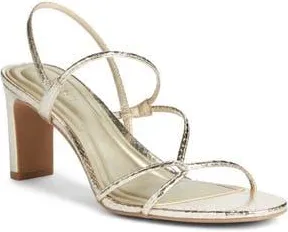 Open Edit Pia Slingback Sandal in Gold Light Metallic at Nordstrom Rack, Size 9.5