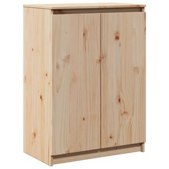 vidaXL Aparador Madera Maciza De Pino 60x36x84 Cm Vidaxl
