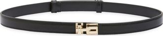 Tom Ford Goatskin Leather Belt in 1N001 Black at Nordstrom, Size Medium