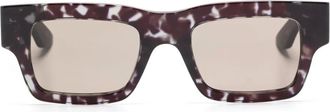 Alexander McQueen Eyewear Occhiali da sole squadrati - Nero