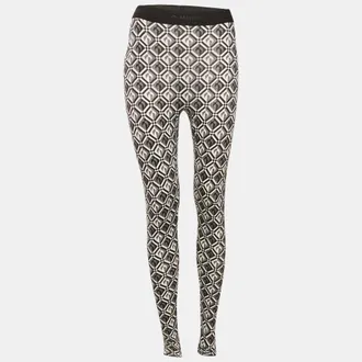 Marine Serre Monochrome Moon Diamond Jersey Fuseax Leggings S