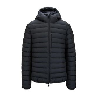 Save The Duck Down Jackets, male, Black, Size: XL Mens Zip Jacket