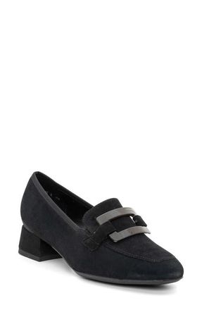 Ara Glimmer Loafer Pump in Black at Nordstrom, Size 10.5