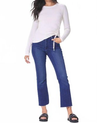 La Made Celestial Ruched Top In White