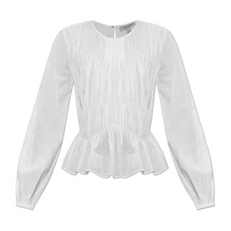AllSaints Dames, Blouses & Shirts, Wit, Maat: XS Leer