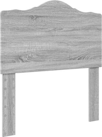 vidaXL Cabecero Gris Sonoma 90 Cm Madera Contrachapada Vidaxl