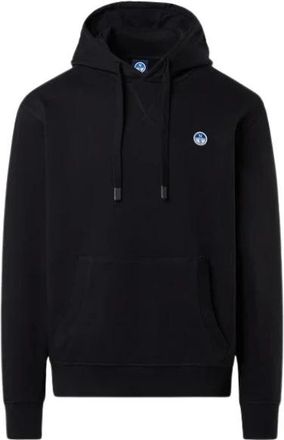North Sails Crewneck Hoodie - Heren - Hoodies - Zwart - M - Katoen - Hoodies & sweatvesten