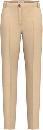 Marella Emmcharme 2 Slim Chinos - Dames - Chinos - Beige - S - Leer - Broeken