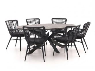 Intenso Furniture Intenso Asti/Fidenza ovaal 180cm dining tuinset 7-delig