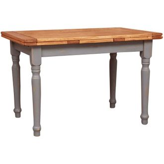 Biscottini International Tavolo legno massello 120x80 cm Tavolo allungabile cucina artigianale Made in Italy