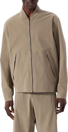 Veilance Diode Stretch Nylon Bomber Jacket in Beige at Nordstrom, Size X-Large