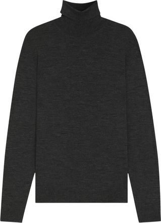 HUGO BOSS Musso-P Rollneck Trui - Heren - Coltruien - Grijs - L - Wol - Truien & Vesten
