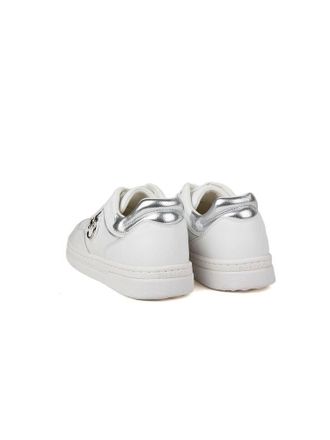 Pinko Womens Sneakers White-Silver Footwear - Sports White/silver