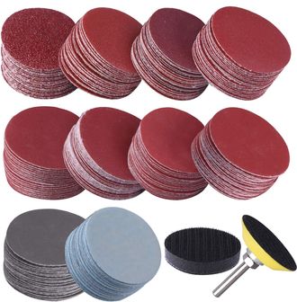 OEM 200 Discos De Lijado De 50 Mm, Discos Abrasivos, Grano 80, 180, 240, 320, 400, 600, 800, 1000, 2000, 3000 Para Rectificado, Fresado Y Grabado