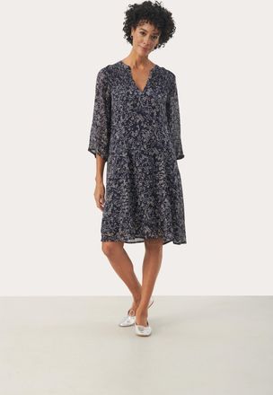 Part Two Jurk Regular fit navy