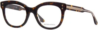 Bottega Veneta BV0241O002 Tortoiseshell Acetate Eyeglasses - Black