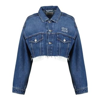 Miu Miu Mujer, Chaquetas, Azul, Talla: S