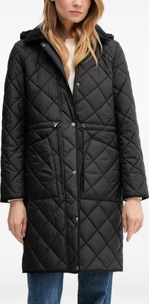 DKNY hooded quilted parka - Nero
